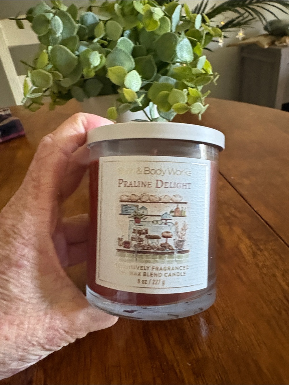 Nwt “Praline Delight” Single Wick Candle from Bath & Body. New Fall Design
